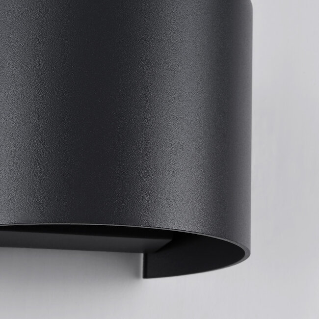 Wall lamp round Lizzy - anthracite