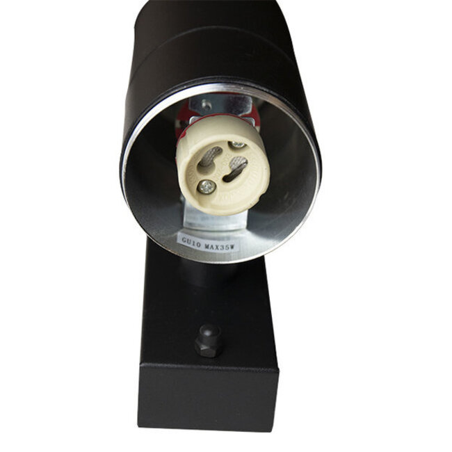 Round Wall Light Black Olivia - 2 Flames