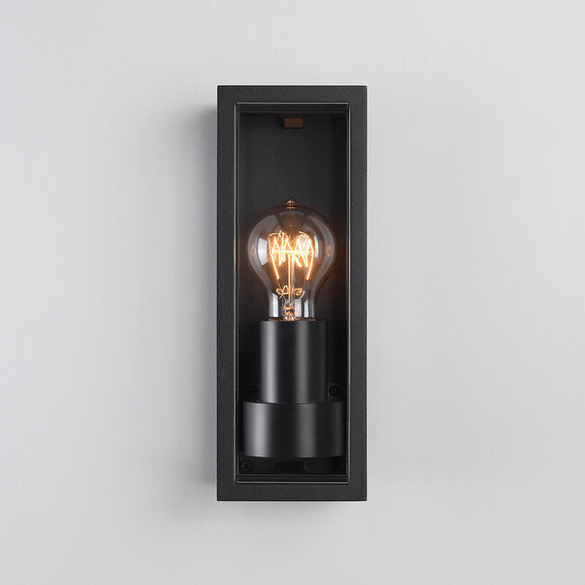 Industrial outdoor wall light Valentina - black
