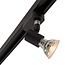 1.5 metre 1-phase track system set with Stanley spotlights, black
