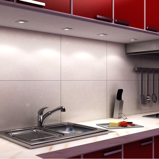 Very flat LED cabinet lighting spot Alina