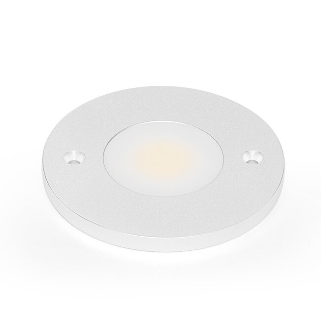 Ultra-flat LED cabinet spotlight Kaya - silver-grey