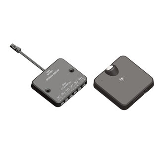 Wireless touch dimmer with sensor