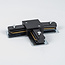T-connector for 1-phase track, black