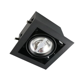 AR111 adjustable recessed spot Carter - black