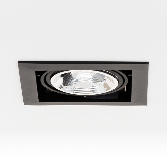 AR111 adjustable recessed spot Carter - black