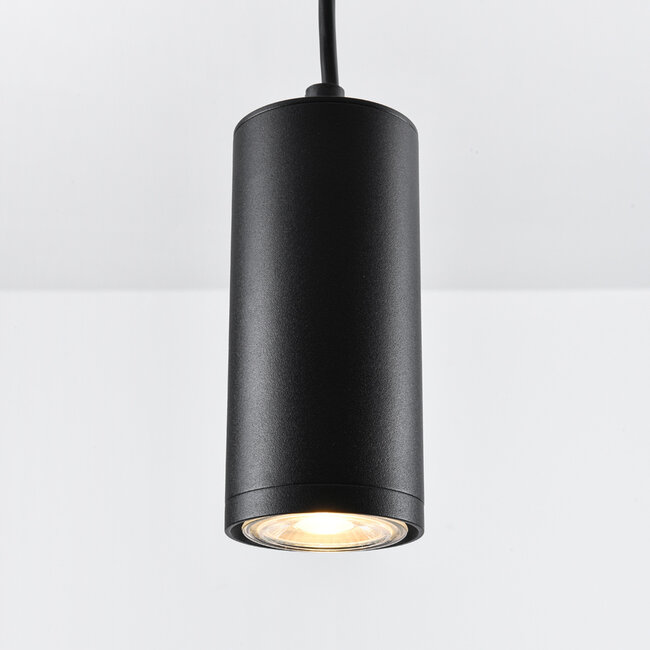 Harper adjustable hanging lamp - black