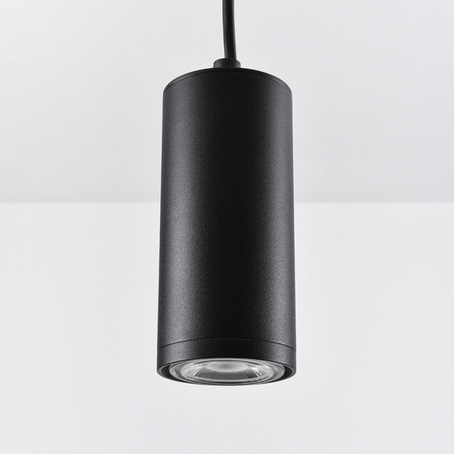 Adjustable pendant lamp Harper in black