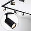 1-phase track system set of 3 metres with Jill spotlights, black