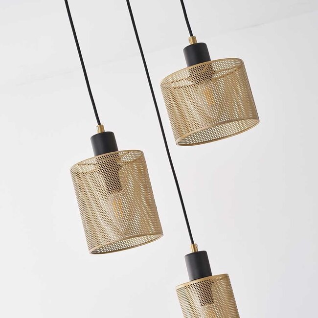 Ceiling light Avery - black with gold