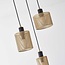 Pendant lamp Avery in black and gold