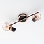 Ceiling lamp Vivian, 2-light, copper