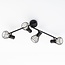 Ceiling lamp Faith 4-light in black