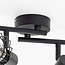 Ceiling lamp Faith 4-light in black