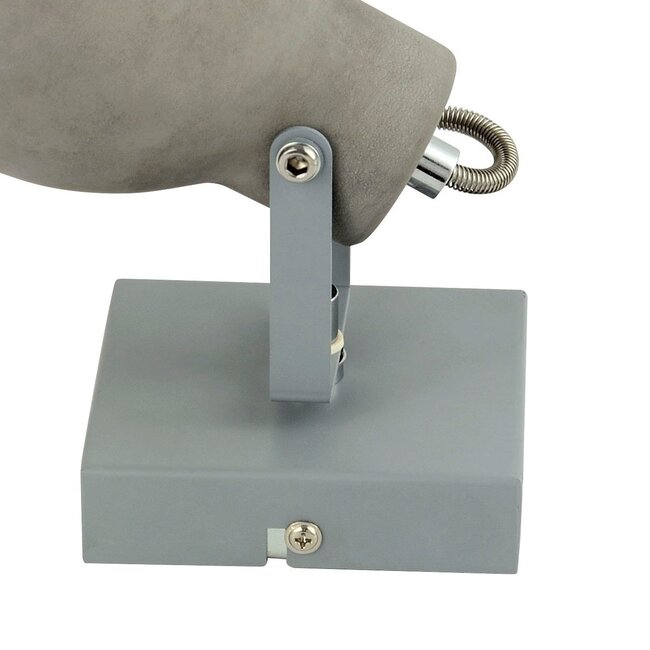 Modern Grey Concrete Ceiling Light - Brutus