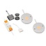 LED cabinet lighting Kaya complete set of 2 spotlights