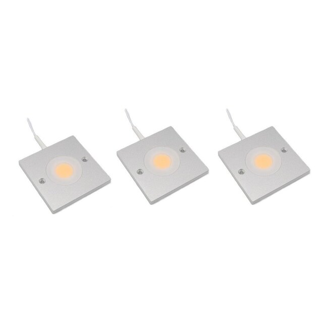 LED cabinet lighting Alina complete set of 3 spotlights