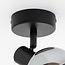 1-light ceiling light Dallas - smoked glass with mirror effect