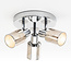 Industrial 3-light ceiling spotlight Trenton