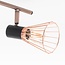 Industrial copper ceiling spotlight, 2-lights - Lincoln