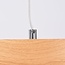 Minimalist Ami pendant lamp with integrated 3-step dimmable LEDs - wood effect