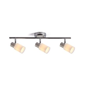 Modern ceiling spotlight silver, 3 lights - Kali (E14 socket)