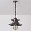 Industrial pendant lamp Fender in openwork black