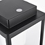 Rechargeable black table lamp - Luxor