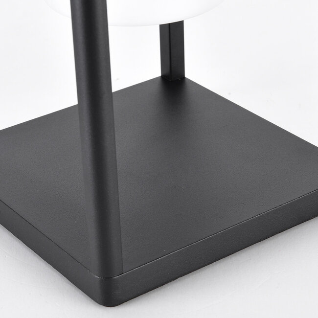 Rechargeable black table lamp - Luxor