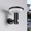 Modern solar outdoor wall light with sensor - Dimmy