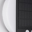 Modern solar outdoor wall light with sensor, black - Blitz