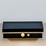 Modern solar wall lamp black with sensor - Hendrick