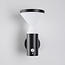 Modern solar wall lamp black with sensor - Chandler