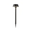 Modern outdoor standing lamp black - Lunar
