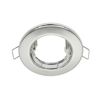 Modern silver recessed spotlight - Vix