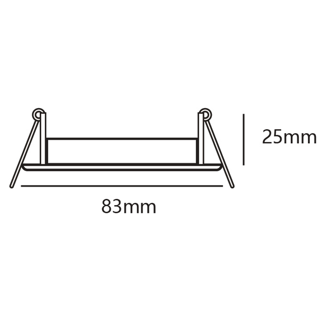 Modern round adjustable recessed spotlight black - Fox