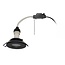 Modern black downlight IP44 - Ray