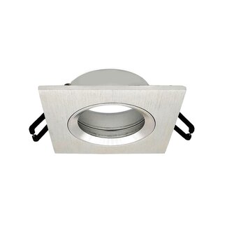 Tilting silver downlight square - Levi