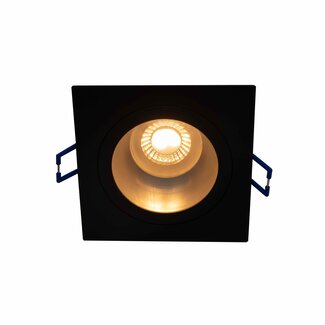 Black downlight square - Lux