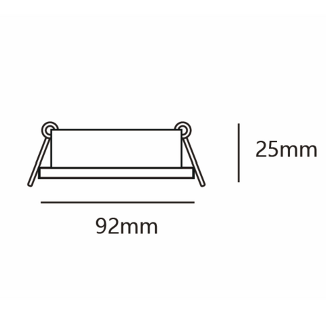 Modern tiltable downlight white - Neo