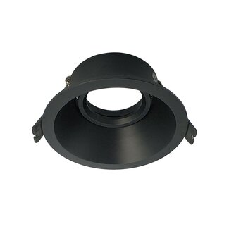 Round tiltable downlight black - Rae