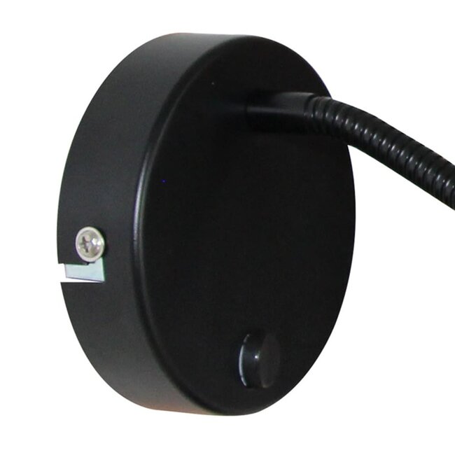 Industrial wall lamp black with Gold - Carmel