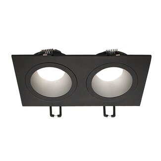 Modern 2-light recessed spotlight square - Ada
