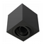 Modern tiltable black surface mounted spotlight square - Kit