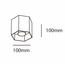 Noa designer surface-mounted spotlight in black