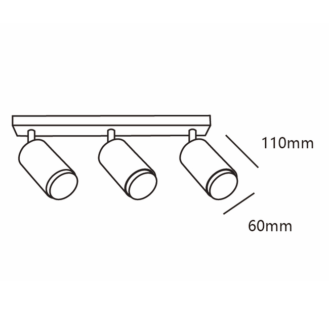 Modern tilting ceiling lamp - Min