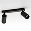 Modern matt black ceiling lamp - Dan