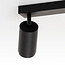 Modern matt black ceiling lamp - Dan