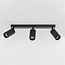 Modern ceiling light Eddy 3-light - matt black