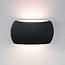 Modern outdoor wall light Ruby - black with integrated LED